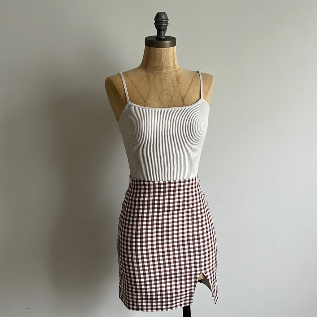 Kameli Gingham Mini